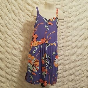 Purple cotton dress